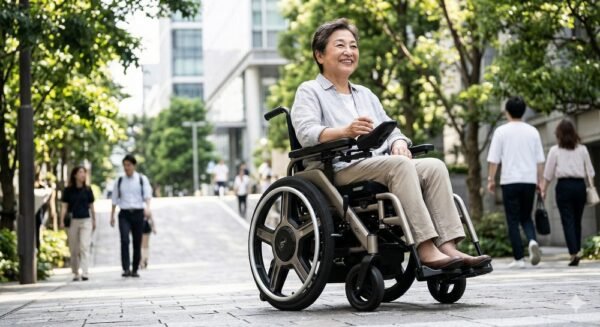 לעבור מכיסא ידני לכיסא גלגלים חשמלי מתקדם