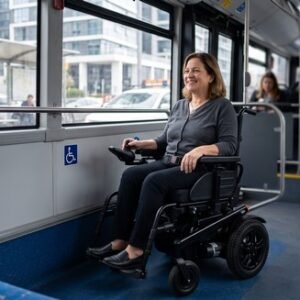 כיסא גלגלים חשמלי בתחבורה ציבורית